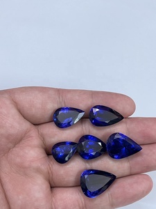 Gema de tanzanita Natural, 89,80 cts, AAAAA calidad superior, Color azul real, forma de pera, lote variado de tamaño de Sadiya internacional - Product Image 4