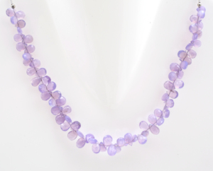 Cuentas de cuarzo de lavanda de cristal rosa púrpura facetadas genuinas piedras preciosas sueltas para pulsera DIY diseño de fabricación de joyas - Product Image 2