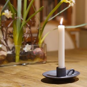 Good Sale Candle Holder Stand Pillar <b>Candlestick</b> Candlelight Dinner Metal <b>Black</b> Candle Stick Holder for Home Living Room Decor - Product Image 3