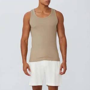 Vêtements pour hommes Chemise stringer de musculation en coton Respirant Hommes Muscle Workout Fitness Gilet Débardeurs High Street Style 2025 - Product Image 2