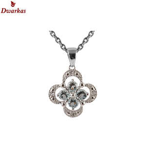 925 fabricante de joyas joyería personalizada piedra preciosa a granel 925 plata esterlina aguamarina colgante para mujeres joyería fina - Product Image 1