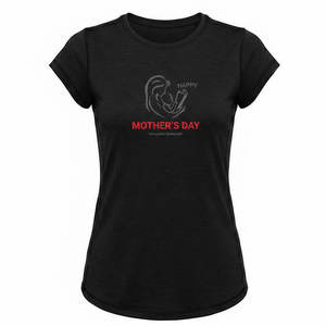 T-shirt Happy Mothers Day pour femmes avec des coutures de qualité supérieure et une sensation douce et légère - Product Image 1
