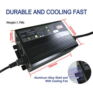 Chargeur de batterie au lithium 72V de haute qualité 10A pour motos électriques et scooters, utilisation industrielle, portabilité, compatibilité AU DC EU US - Product Image 3