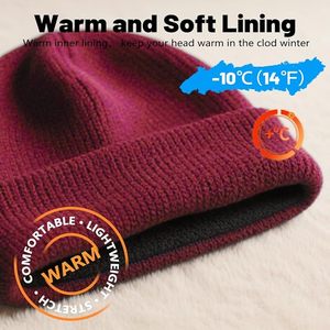 Gorro de invierno de punto elegante para mujer, gorro de lana suave con estilo y acogedor para viajar, moda y ropa para clima frío - Product Image 4