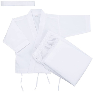 Wholesale Custom Logo Heat-Transfer Printed 100% Cotton Shrink-Proof 140g Fabric BJJ GI for <b>Men</b> OEM Service - Product Image 5