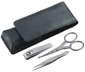Nueva llegada kit de manicura 3PCs kit con estuche de color negro mini kit de manicura instrumentos de belleza fáciles de usar por TARIQ MFG CO - Product Image 4