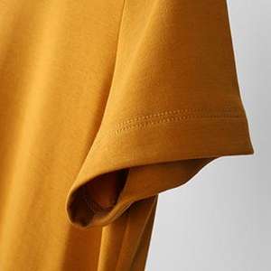 T-shirt à col rond en coton 100% pur, nouvelle mode à bas prix, vente en gros, respirant, manches courtes, été - Product Image 5