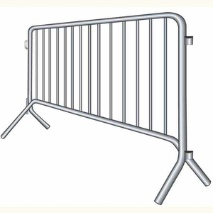 รั้วกั้นฝูงชนเหล็กแบบกำหนดเอง ขนาด 1.1*2.2 เมตร รุ่นขายดีที่สุด - Product Image 4