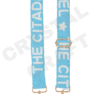 Sangles de sac de perles de rocaille réglables multiples Accessoires de mode avec forme et design personnalisés Sangle de sac à main perlée - Product Image 6