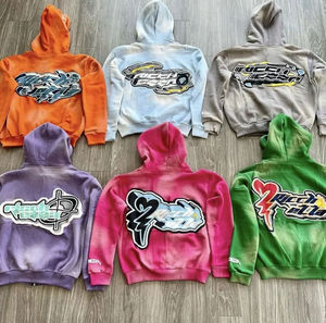 Ensemble de survêtement unisexe d'hiver personnalisé avec logo, écologique, respirant, réversible, à fermeture éclair intégrale, à capuche, uni - Product Image 5