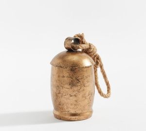 Campanas de vaca de latón indio rural con sonido terroso adecuado para casas temáticas patrimoniales esquinas de oración o decoración de Pueblo - Product Image 6