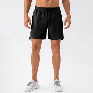 Logo personnalisé pour hommes, vêtements de sport, jogging, entraînement, fitness, shorts d'entraînement en nylon à séchage rapide, shorts de gym solides et écologiques - Product Image 6