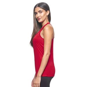 Camisetas sin mangas de color sólido para mujer Camisetas sin mangas ajustadas transpirables para deportes de yoga - Product Image 2