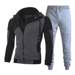 Survêtement de sport décontracté à capuche personnalisé, lourd, à manches longues, respirant, séchage rapide, de haute qualité, en tissu épais pour - Product Image 2