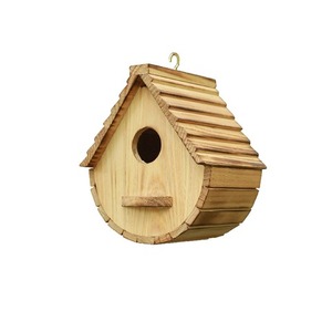Casa de pájaros con forma de cabaña, tamaño y diseño personalizados, casas de pájaros decorativas de Metal para pájaros para balcón, decoración de patio trasero - Product Image 4