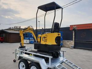 Envío gratuito Excavadora JPC HT12 completa con remolque Aprobada por EPA/CE - Product Image 6