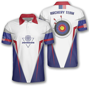 Chemises de tir à l'arc Performance Maillot d'équipe à séchage rapide personnalisé Léger avec protection UV Réversible Extensible Oem Wear - Product Image 1