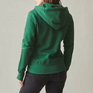 Sweat-shirt thermique à fermeture éclair intégrale pour femme, collection automne/hiver, tailles personnalisables, respirant, anti-boulochage, séchage rapide, devant - Product Image 2