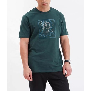 Vente en gros OEM Chemise homme lourde en coton T-shirt surdimensionné T-shirts manches courtes avec logo personnalisé T-shirts de haute qualité pour hommes - Product Image 1