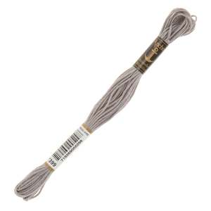 Hilo de bordar a mano Anchor Muline, hilo de coser de poliéster gris, muestra gratis incluye 390 391 392 393 397 398 399 400 401-399 - Product Image 1