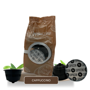 Caffe iuliano Cappuccino capsules คุณภาพสูง Robusta ทั้งเมล็ดกาแฟ * Dolce Gusto เข้ากันได้ทำในอิตาลี napoletano คั่ว - Product Image 1