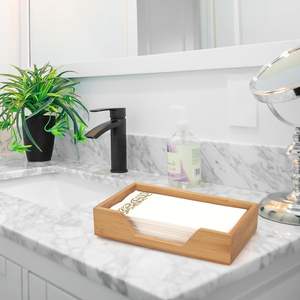 Caja de pañuelos de bambú ecológica de alta calidad para comedor, fabricación de decoración de accesorios para el hogar en Vietnam - Product Image 3