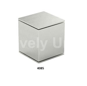 Praying Hands Emblem Bronze Cube Cremation Urn for Human Ashes With Free <b>Velvet</b> <b>Bag</b> - Product Image 6