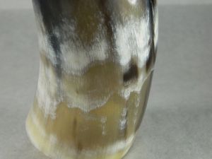 MEDIEVAL VIKING DINING BOVINE HORN BEER Ale Drinking Cup Mug with <b>Stand</b> Natural Camping Mugs for Christmas Occasion - Product Image 4