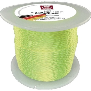 Cordon de pavage en polypropylène fluorescent jaune, 100 m de long, diamètre 3 mm, emballage de 100 kg pour aménagement paysager et terrasses, 6 unités - Product Image 1