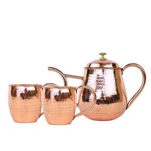 Ensemble théière et tasse artisanal élégant, portable, pour la maison, le café, le bureau, respectueux de l'environnement, pour savourer le thé - Product Image 1