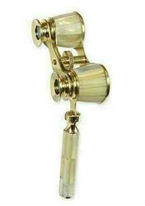 Télescope télescopique vintage en laiton de designer, jumelles nautiques antiques à main pour la décoration de la maison et les cadeaux - Product Image 3