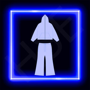 Conjunto Deportivo Personalizado para Hombre, Sudadera con Capucha y Cremallera, Conjunto Deportivo para Hombre de Algodón Grueso con Lavado Ácido - Product Image 4