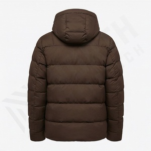 Veste matelassée pour homme, chaude, légère, coupe-vent, à capuche, doudoune, parka d'hiver, vêtement d'extérieur thermique isolé - Product Image 2