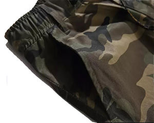 Pantalones para correr de nailon de pana unisex personalizados al por mayor, diseño de cintura media informal ligero con comodidad clásica - Product Image 3