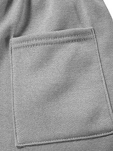 <b>Mens</b> Gym Sports Cotton <b>Shorts</b> Comfortable Fleece Cotton <b>Shorts</b> Athletic Jogger <b>Shorts</b> for <b>Men</b> <b>Sweat</b> <b>Short</b> Pants - Product Image 4