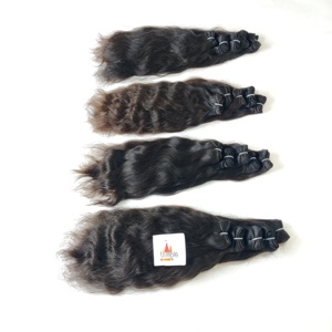 Venta al por mayor paquete de cutícula alineada onda profunda sin procesar extensiones de cabello humano vietnamita fabricadas a bajo precio - Product Image 3