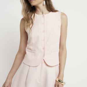 Prix du gilet en coton pour femmes sur mesure Gilet pour femmes à la mode Gilets personnalisés pour dames en gros Vestes sans manches pour les filles - Product Image 6