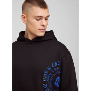 ชุดวอร์มมีฮู้ดของผู้ชายเสื้อฮู้ดแบบรูดซิปเต็มตัวทำจากผ้าฝ้าย100เปอร์เซ็นพร้อมพิมพ์พัฟดีไซน์ขนาดพิเศษ - Product Image 3