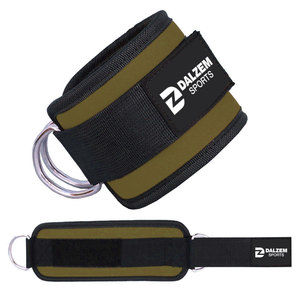 Venta caliente de neopreno acolchado entrenamiento tobillo soporte gimnasio Fitness entrenamiento OEM y ODM Powerlifting tobillo puños correa para máquinas de Cable - Product Image 3