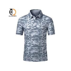 Polo de golf personnalisé pour homme, impression intégrale, vente en gros, séchage rapide, polo de haute qualité, logo personnalisé - Product Image 3