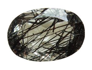 หินควอตซ์รูไทล์สีดำธรรมชาติ คุณภาพสูง ราคาดีที่สุด ทรงรีเหลี่ยมทันสมัย หินควอตซ์รูไทล์สีดำทรงกลม - Product Image 5