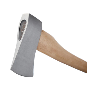 Hacha con mango de madera para cortar y partir leña - Product Image 5