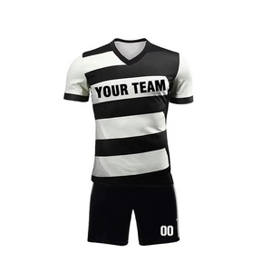 2025 New Design Customized Color Logo Soccer Uniform <b>Set</b> High Quality 100% Polyester Quick Dry Breathable Jersey Shorts for Team - Product Image 1