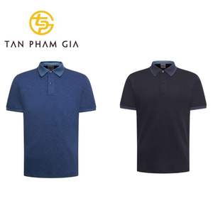 Polo blanc pour hommes Premium Durable élégant porter tous les jours maillots de corps Zip uniforme Design fabricant vietnamien Tan Pham Gia - Product Image 1
