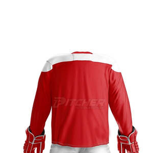 Ensemble d'uniformes de hockey sur glace personnalisés avec maillot et pantalon 100% polyester Séchage rapide et respirant pour hommes Équipes personnalisées professionnelles - Product Image 6