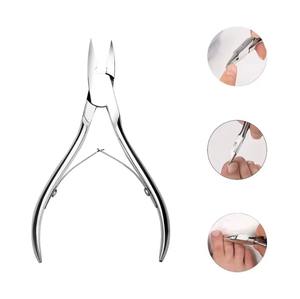 Cortaúñas Curvo con Borde de Corte Afilado, Duradero, Agarre Antideslizante, Acero Inoxidable, Apertura de Mandíbula Ancha, Preciso y Seguro para Uñas de los Dedos - Product Image 3
