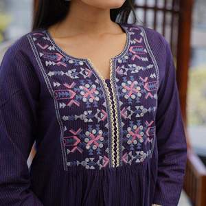 Premium Cotton Short <b>Top</b> for Ladies Lightweight Summer Comfort Ethnic Clothing <b>Indian</b> Pakistani Maruti Fashion MF334 Digital - Product Image 6