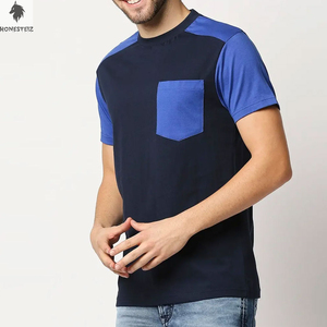 เสื้อยืดผ้าฝ้าย100% สำหรับผู้ชายระบายอากาศคอกลมสไตล์ฮิปฮอปสีทึบลายย้อมธรรมดา - Product Image 3