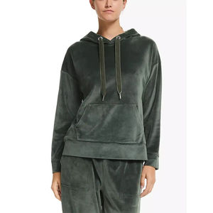 Ensemble de survêtement pour femmes en velours chaud à capuche, ensemble de jogging, ensemble de sport et de loisirs, vêtements pour femmes grande taille - Product Image 2