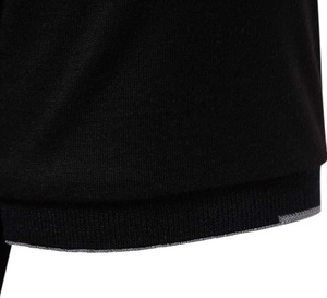 Patrón de cuadros antiarrugas de trabajo informal para hombre para camiseta de polo Prendas de abrigo de tenis de golf de verano con mangas cortas de poliéster tejido - Product Image 4